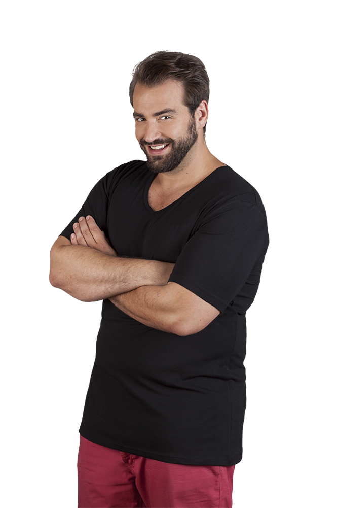 Men’s Slim Fit V-Neck-T