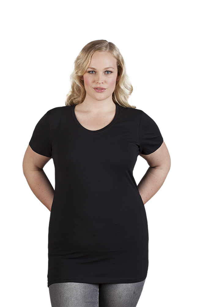 Women’s Slim Fit V-Neck-T Long