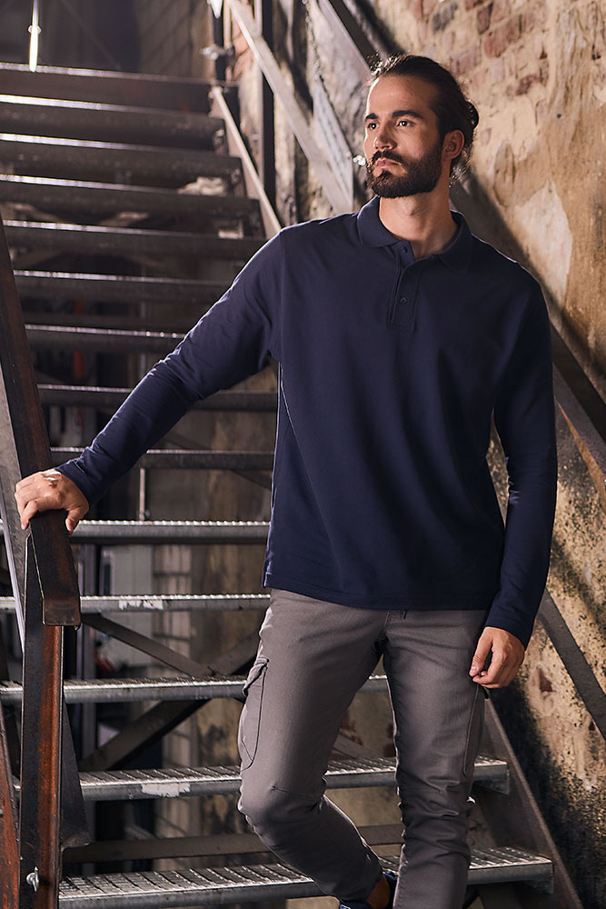 Men’s Heavy Polo Longsleeve