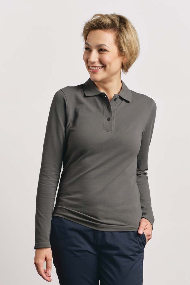 Women’s Heavy Polo Longsleeve