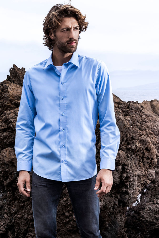 Men’s Poplin Shirt Longsleeve